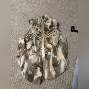 Real Natural RABBIT FUR VEST
